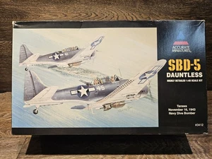 Accurate Miniatures 1/48 SBD-5 Dauntless kit altamente dettagliato #3412 PARTI SIGILLATE - Foto 1 di 6