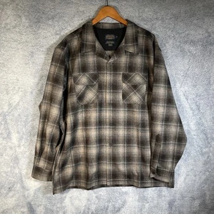 Pendleton Para Hombre XXL La Original Camisa de Tablero A Cuadros 100% Lana Virgen Cuello Lazo - Imagen 1 de 18