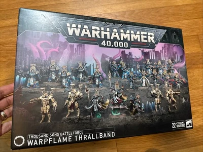 Warhammer 40k  - Thousand Sons Battleforce: Warpflame Thrallband New US Seller - Image 1 of 2