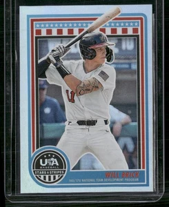 Béisbol Panini Stars and Stripes 2025 EE. UU. #169 Will Brick - Imagen 1 de 2