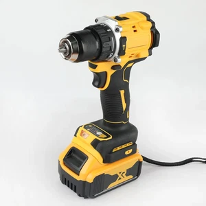 Juego de destornilladores de batería de litio inalámbrico taladro de 20 V carga USB con luz LED - Imagen 1 de 13