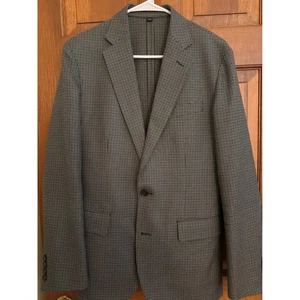 J. Abrigo deportivo Crew Ludlow ajustado para hombre 36R verde a cuadros luna mezcla de lana Blazer - Imagen 1 de 17