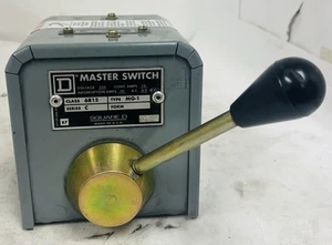 SCHNEIDER ELECTRIC SQUARE D NO. 6815-MG-1 INTERRUPTOR PALANCA MAESTRA ELEVACIÓN CAÍDA - Imagen 1 de 20