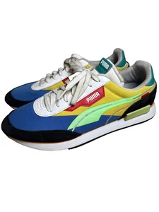 Puma Mens Sz 12 Future Rider Twofold Sneakers Multicolor Blue Low Top - Picture 1 of 9