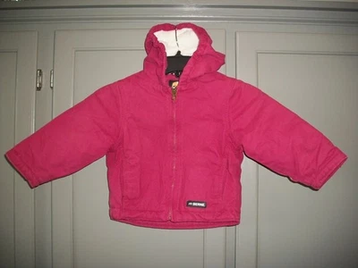 Berne Coat Baby Toddler 2T Winter Sherpa Lined Hooded Canvas Duck Cloth EUC - Image 1 of 4