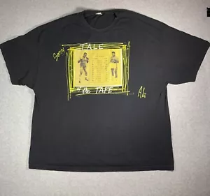 T-Shirt Sonny vs Ali Tale Of The Tape Herren 4XL Boxdraht Foto schwarz Vintage - Bild 1 von 7
