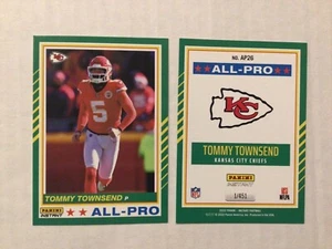 Tommy Townsend AP26 Chiefs Florida RC 2022 Panini Instant ALL-PRO 1 of 451 made - Picture 1 of 1