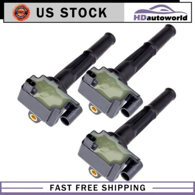Bobina de encendido de 3 piezas para Toyota 4Runner 1996-2002 3,4 L V6 2000-2004 Toyota Tundra Foto 1 de 4