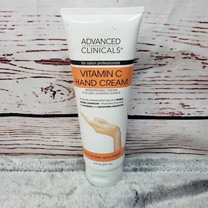 Advanced Clinicals Vitamin C Hand Cream for Dry Hands 8 Fl Oz - Picture 1 of 4
