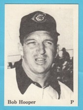TCMA 1954  Bob Hooper -- Cleveland Indians Baseball Card -- Box 701