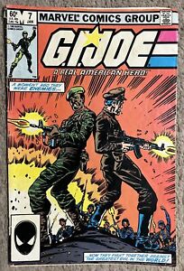 G.I. Joe A Real American Hero #7 2nd Print 1983 Marvel Comics, October Guard VG+