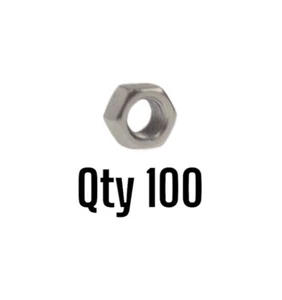 Dottie HN632, #6-32 Machine Screw Hex Nut (Qty 100) - Picture 1 of 2
