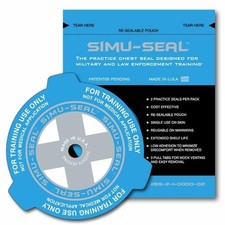 L@@K SIMU Chest Seal Medical Dressing PREPPER Trainer for Chest Wounds UKSF