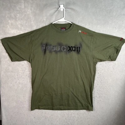 Camiseta De Colección Y2K 2000s Fubu XC11 Hip Hop Adulto XL Verde Oliva Para Hombres Foto 1 de 4
