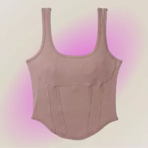 VICTORIA SECRET THE CINCHED KORSETT TOP BRALETTE EISKAFFEE GRÖSSE XXL - Bild 1 von 11