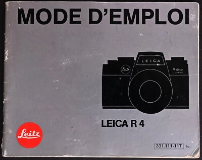 Original Leica R4 User Manual (ES) 1981 Edition - Excellent - Image 1 of 4