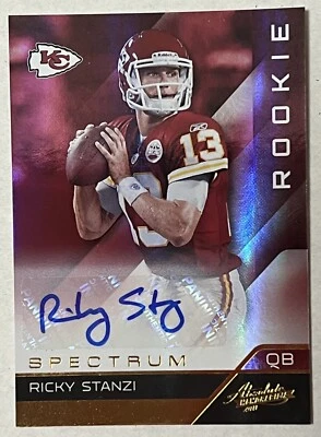 2011 Panini AUTO - Ricky Stanzi #139 - (225/299) - Kansas City Chiefs - Image 1 of 2