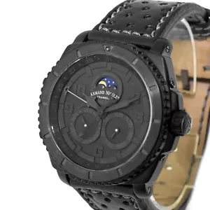 Armand Nicolet S05 Annual Calendar Nero 44mm Titanium Black Dial T612N - Picture 1 of 9