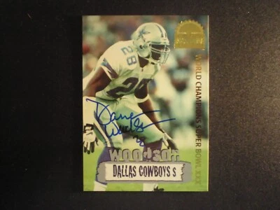 1996 Collector's Edge Cowboybilia Footballbilia Darren Wodson Card # DCA-15 - Image 1 of 2