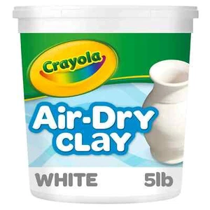 Crayola Air Dry Clay Bucket, White, No Bake Clay for Kids, School Supplies - Picture 1 of 5