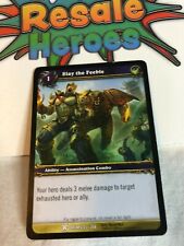 Slay the Feeble - Drums - 65/268 - World of Warcraft  WoW TCG - MP