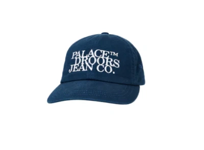 Palace скейтборды Droors 6-панельная шляпа крышка темно-синий SS23 - Изображение 1 из 4