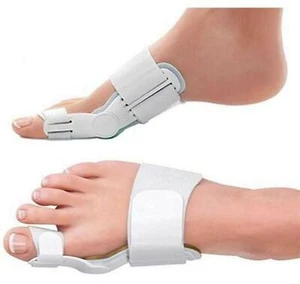 ORTHOPEDIC BUNION CORRECTOR TOE STRAIGHTENER SPLINT SUPPORT FLEXIBLE HINGE STRAP - Picture 1 of 1