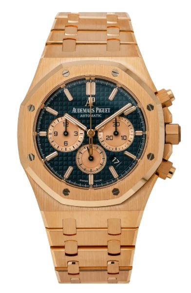 Audemars Piguet Royal Oak Chronograph 41mm Rose Gold Black Dial - 26331OR - Image 1 of 4
