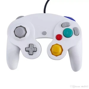 Manette pour Nintendo Wii, Wii U et Gamecube - Blanc - Photo 1/7