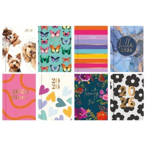2026 WOCHENANSICHT TAGEBUCH - TASCHE - VERSCHIEDENE DESIGNS - NUR £2,99 inkl. Versand und Verpackung - Bild 1 von 1