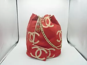 Auth DQ09 Chanel Cruise line chain shoulderbag with serialseal Vintage fromjapan - Picture 1 of 24