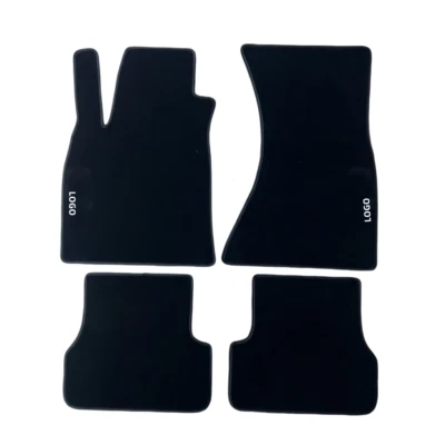 Car Floor Mats Velour For Audi A6 A6L 2004-2025 Waterproof Black Carpet Liners - Imagem 1 de 4