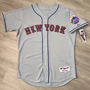 Auténtica camiseta de los New York Mets 48 XL majestuosa en blanco - Imagen 1 de 8