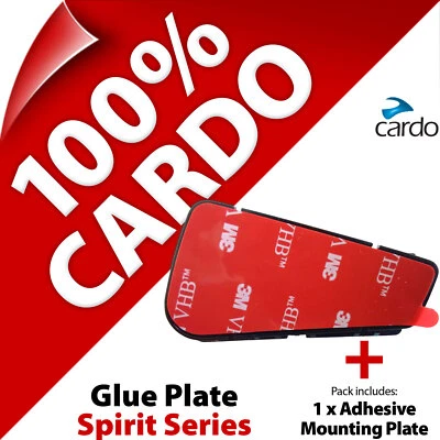Cardo Replacement Adhesive Glue Plate Helmet Mount for Spirit / Spirit HD - Image 1 of 4