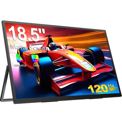 Portable Monitor 18.5 Inch 1920x1080 120Hz Gaming Monitor HDMI USB-C Monitor - Image 1 of 4