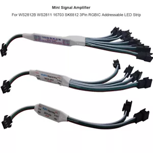 WS2812 signal Amplifier Repeater For 16703 WS2811 3pin Addressable LED Strip - Picture 1 of 9