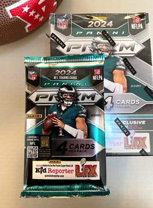 2024 Panini Prizm Football NEU SEALED BLASTER PACK (4 Karten) J. Daniels, NIX RC? - Bild 1 von 5