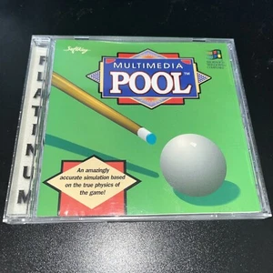 Multimedia Pool (PC, 1995) CD-ROM Vintage para Windows 95 - Imagen 1 de 3