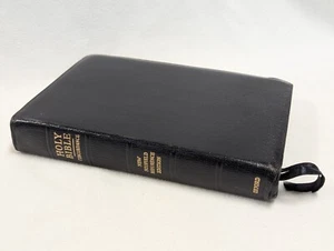 New Scofield Reference Bible Oxford Black Moroccan Leather King James Vtg 1969 - Picture 1 of 14