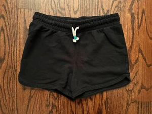 Cat & Jack Girls Black Jogger Shorts with Elastic Waistband, Large (10/12) - Picture 1 of 3