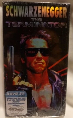 SEALED The Terminator VHS Video Tape Movie Sci Fi Arnold Schwartzenegger 1984 - Image 1 of 4