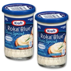 Kraft Roka Blue Cheese Spread 5oz Pack of 2 Cream Cheese Dip for Crackers - Picture 1 of 4