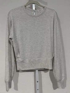 RAG & BONE Rib Grey CrewNeck Pullover Stretch Light Jumper Sweater Size S - Picture 1 of 9