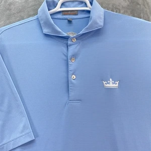Peter Millar Hemd Herren XL Tour Pro Performance Polo Golf Large Logo Crown Spell - Bild 1 von 14