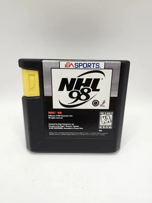 NHL 98 (Sega Genesis 1997) Tested Rare Mint Retro Authentic Sega Last Sport Game - Image 1 of 4