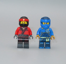 Genuine LEGO Ninjago Jay & Kai  minifigure Ninja 71805 70615 Fire Mech