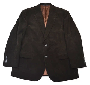 Blazer Brooks Brothers 346 Pana Marrón Oscuro 2 Botones Muesca Solapa Para Hombre 44S - Imagen 1 de 12