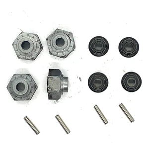 HPI Firestorm / Rush evo / MT / MT2 Wheel hax set with pins & nuts A456 - Picture 1 of 1