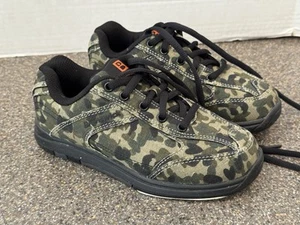 Brunswick Bowling Flyer Youth Shoes Boys Size Kids 1 Camouflage Slide Sole Y-019 - Picture 1 of 11