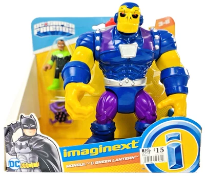 Imaginnext DC Super Friends Mongul & Green Latern Fisher-Price Action Figure Set - Image 1 of 4